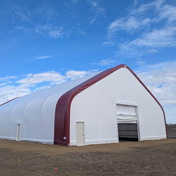 Large white and red event tent from Superior Tent Rentals, perfect for outdoor events, weddings, or parties. High-quality, durable rental tents ideal for any celebration or large gathering.