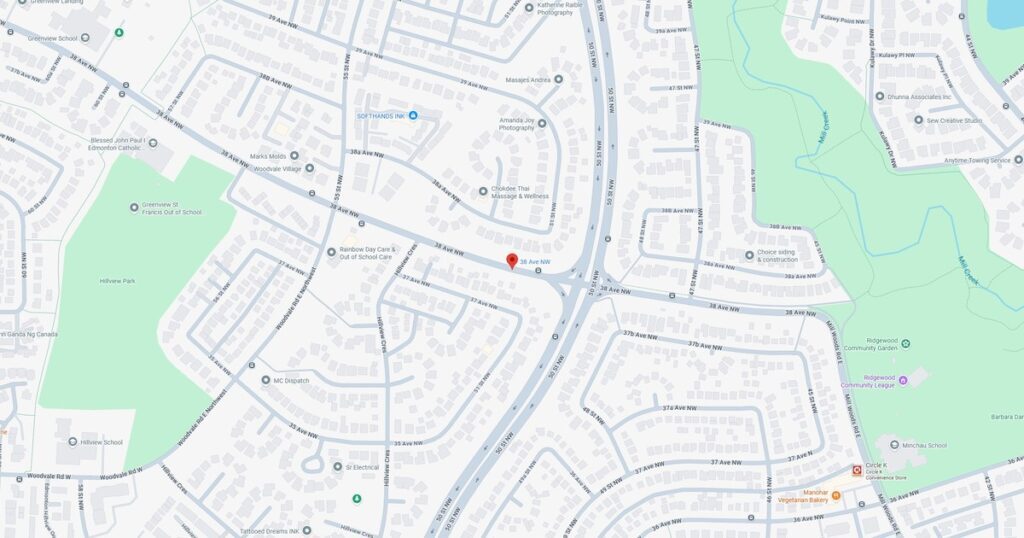 38 Avenue Nw Edmonton Maps