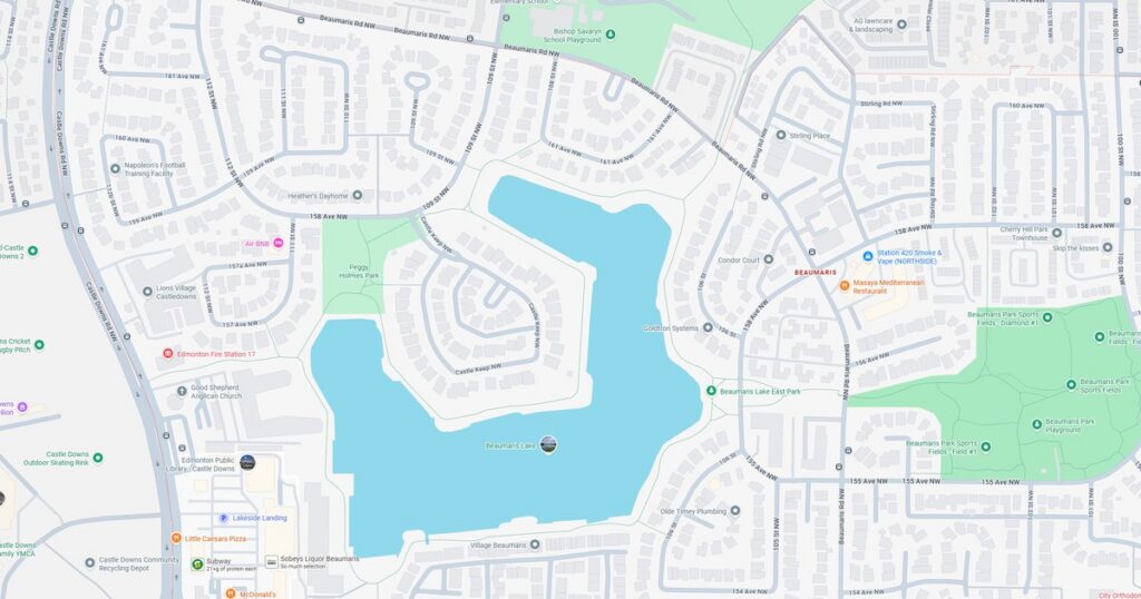 beaumaris edmonton google maps featured