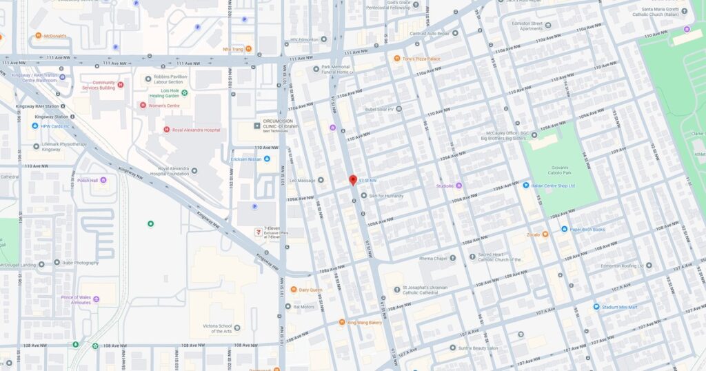 97 Street Edmonton Maps