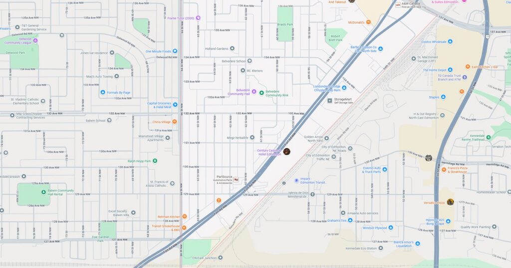 belvedere edmonton google maps featured