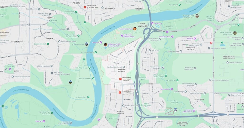 brander gardens edmonton google maps featured