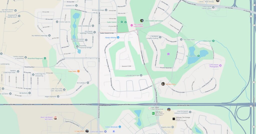 breckenridge greens edmonton google maps featured