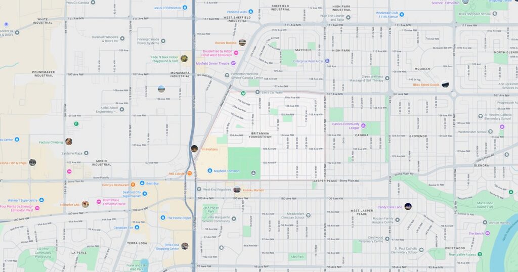 britannia youngstown edmonton google maps featured
