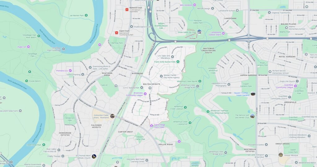 bulyea heights edmonton google maps featured