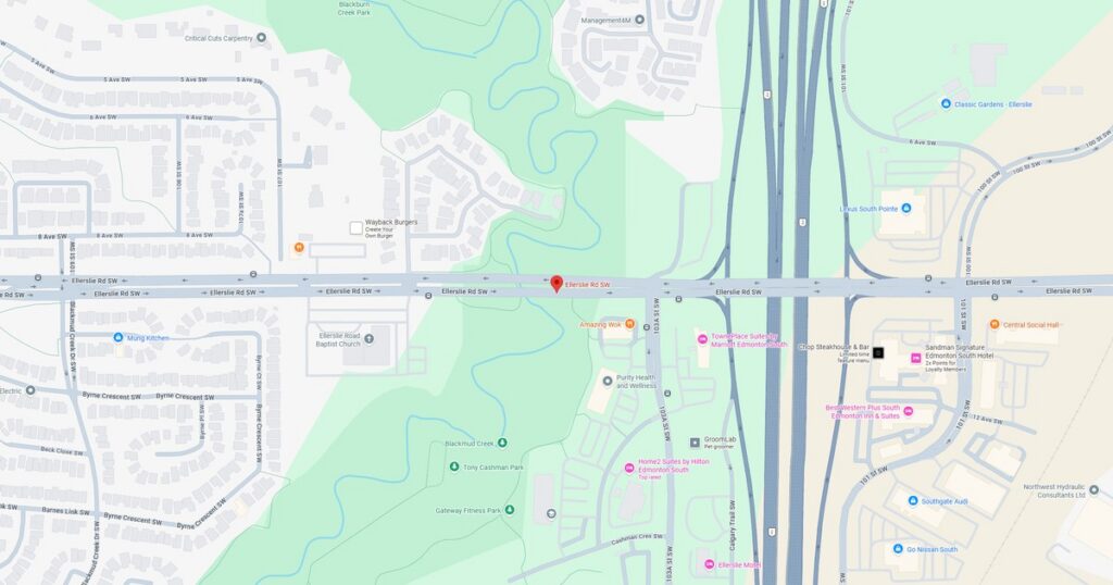ellerslie road sw edmonton google maps